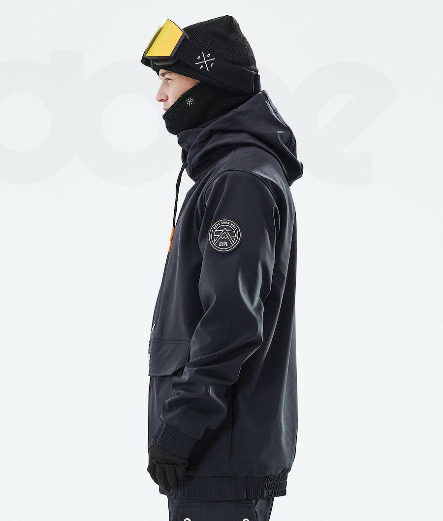 Black Men's Dope Wylie Snowboard Jackets | NZ_D1489