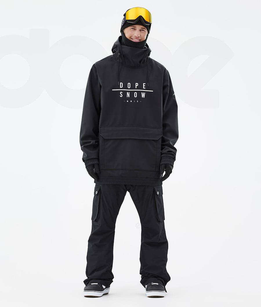 Black Men's Dope Wylie Snowboard Jackets | NZ_D1515