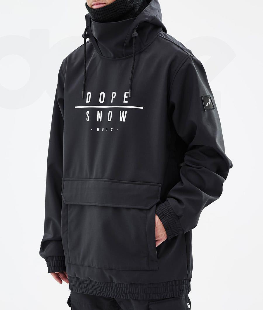 Black Men's Dope Wylie Snowboard Jackets | NZ_D1515