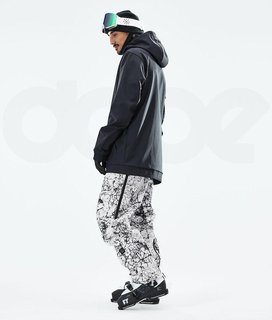 Black Men's Dope Yeti 2021 Ski Jackets | NZ_D1814