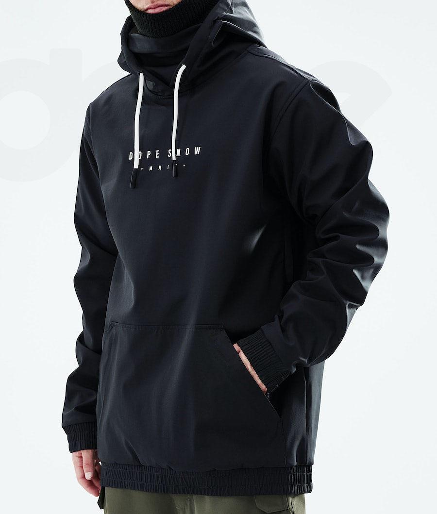 Black Men's Dope Yeti 2021 Snowboard Jackets | NZ_D1031