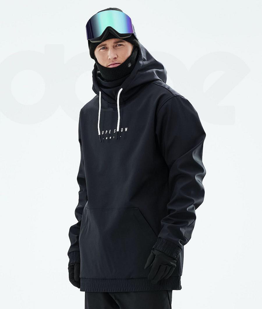 Black Men's Dope Yeti 2021 Snowboard Jackets | NZ_D1119