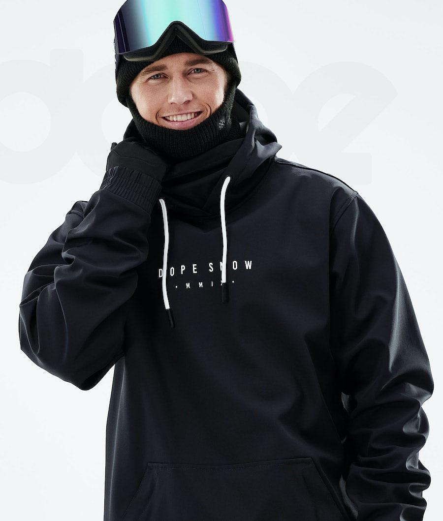 Black Men's Dope Yeti 2021 Snowboard Jackets | NZ_D1119