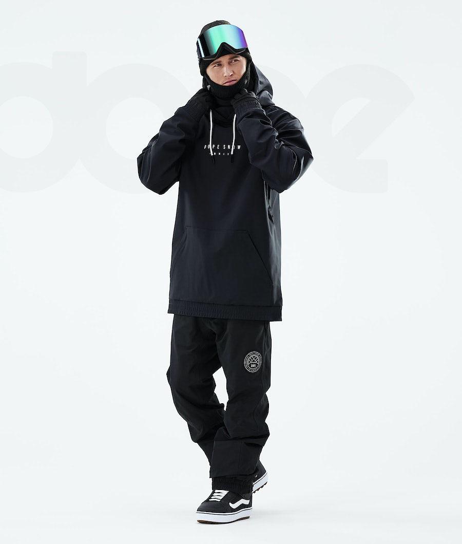 Black Men's Dope Yeti 2021 Snowboard Jackets | NZ_D1119