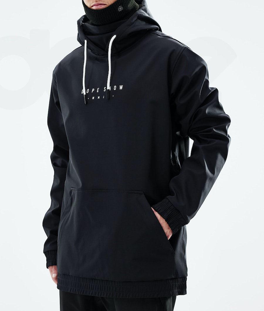 Black Men's Dope Yeti 2021 Snowboard Jackets | NZ_D1119