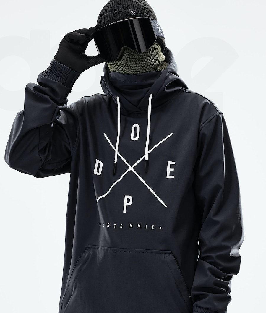 Black Men's Dope Yeti 2021 Snowboard Jackets | NZ_D1863