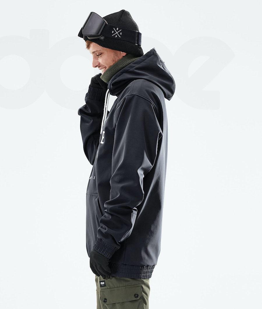 Black Men's Dope Yeti 2021 Snowboard Jackets | NZ_D1863