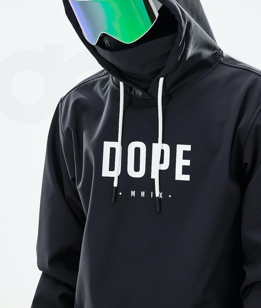 Black Men's Dope Yeti 2021 Snowboard Jackets | NZ_D1989