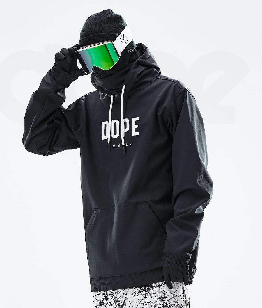Black Men\'s Dope Yeti 2021 Snowboard Jackets | NZ_D1989