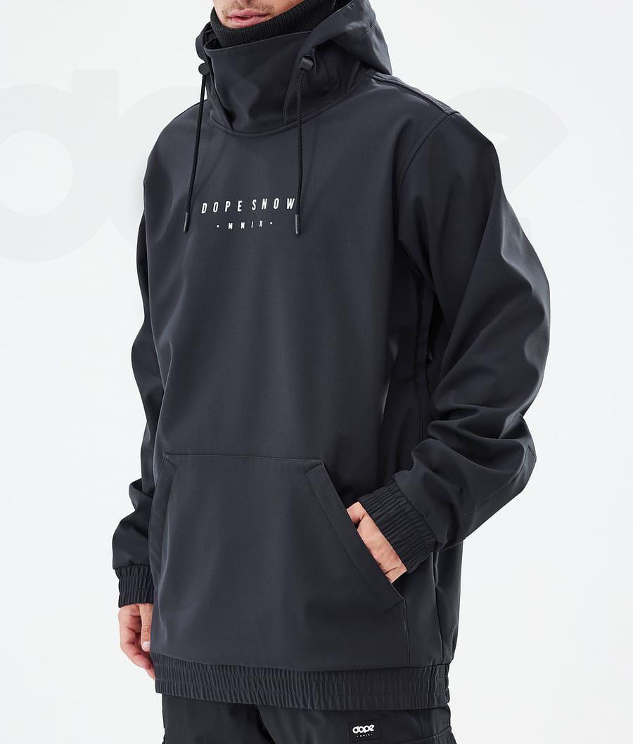 Black Men's Dope Yeti Snowboard Jackets | NZ_D1596