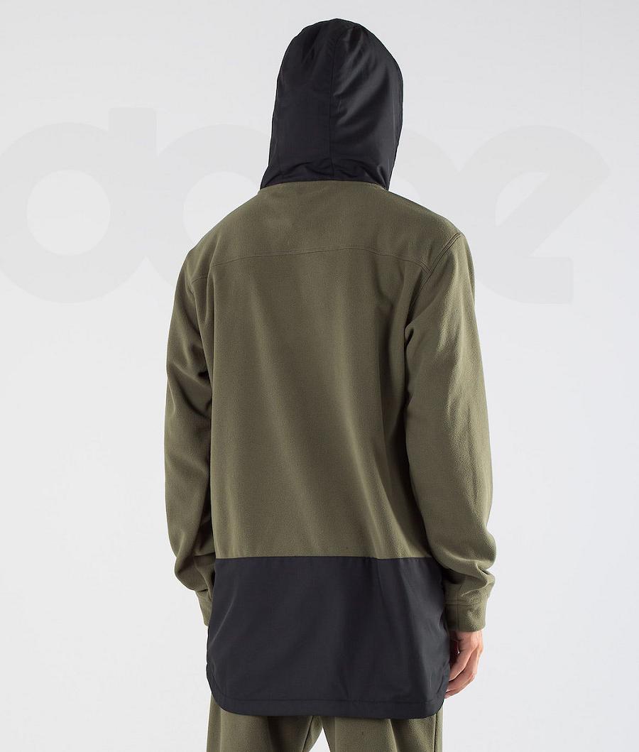 Black / Olive Men's Dope Loyd Fleece | NZ_D1687
