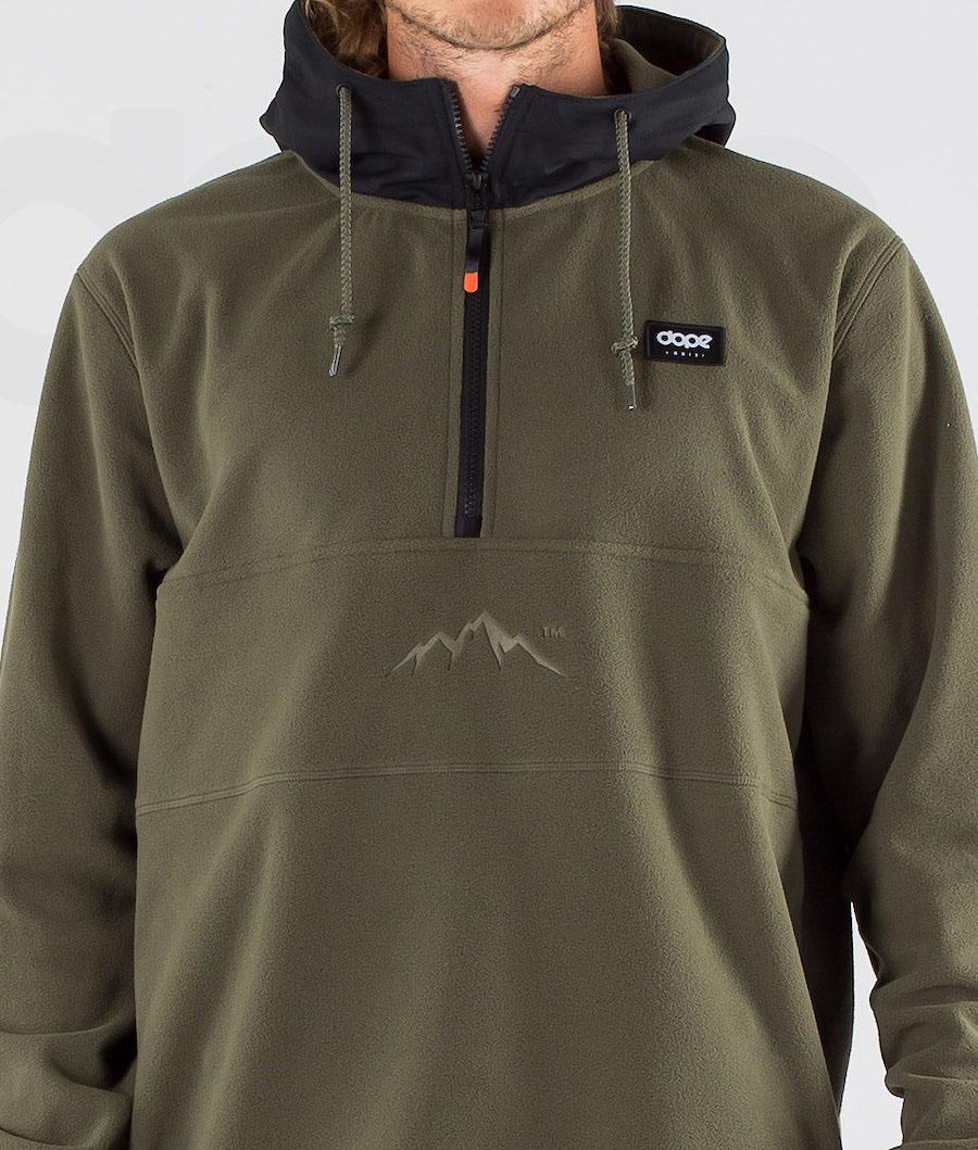 Black / Olive Men's Dope Loyd Fleece | NZ_D1687