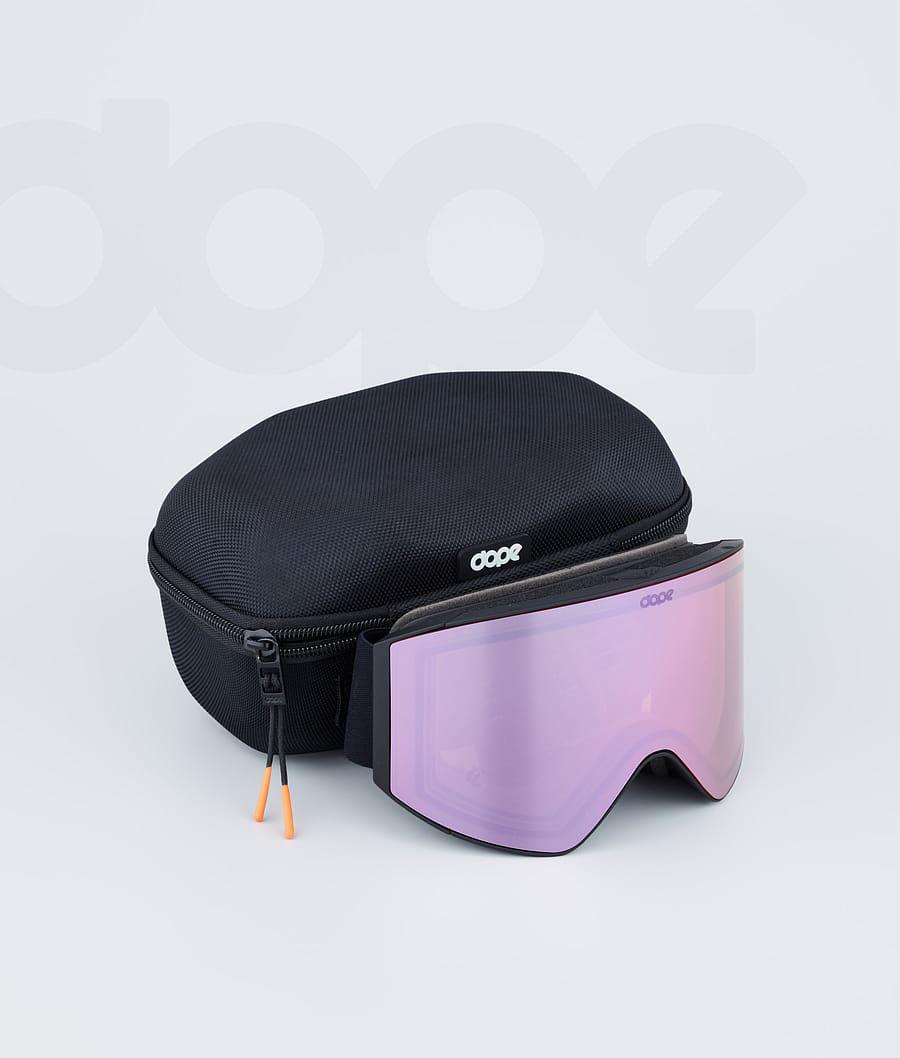 Black / Pink Women's Dope Sight Goggles | NZ_D1305