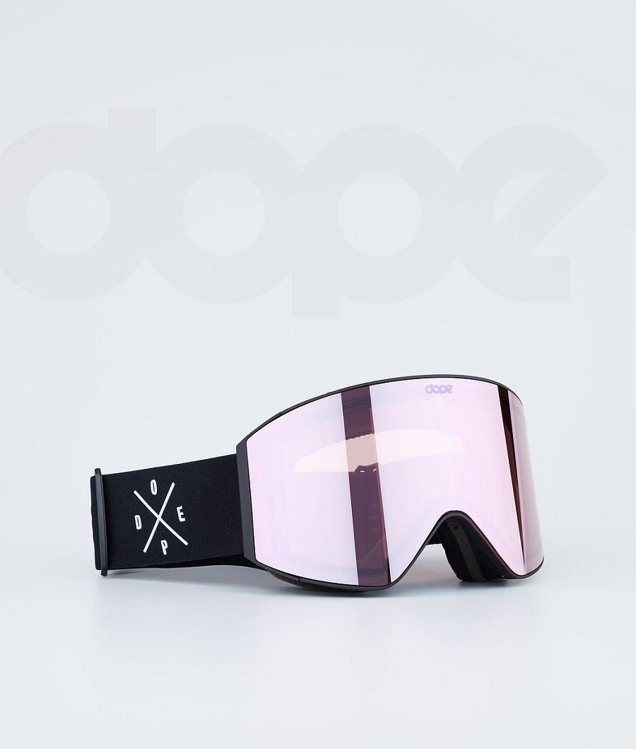 Black / Pink Women\'s Dope Sight Goggles | NZ_D1305