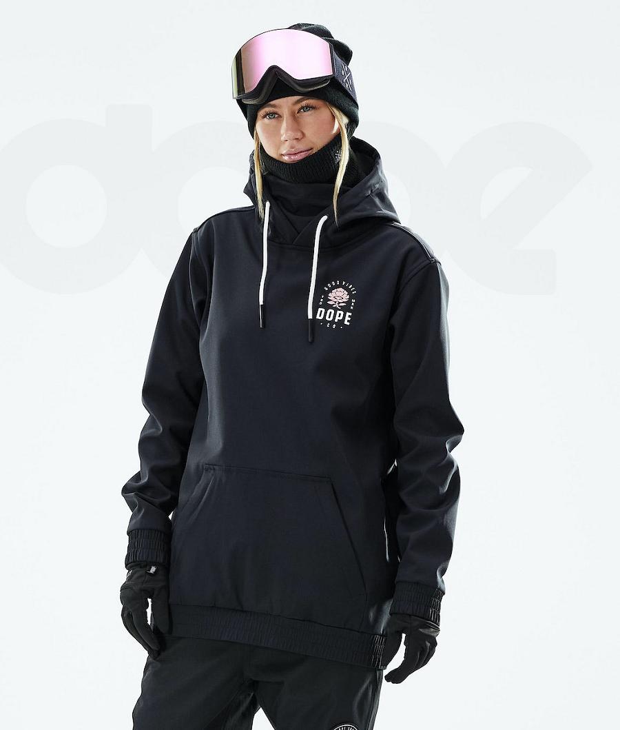 Black / Pink Women's Dope Yeti W 2021 Snowboard Jackets | NZ_D1689