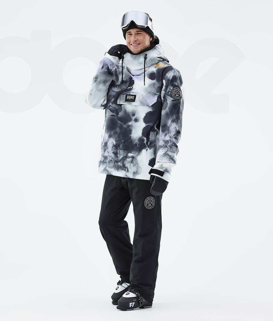 Black Purple Men's Dope Blizzard Ski Jackets | NZ_D1445