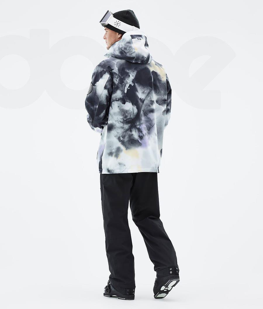Black Purple Men's Dope Blizzard Ski Jackets | NZ_D1445
