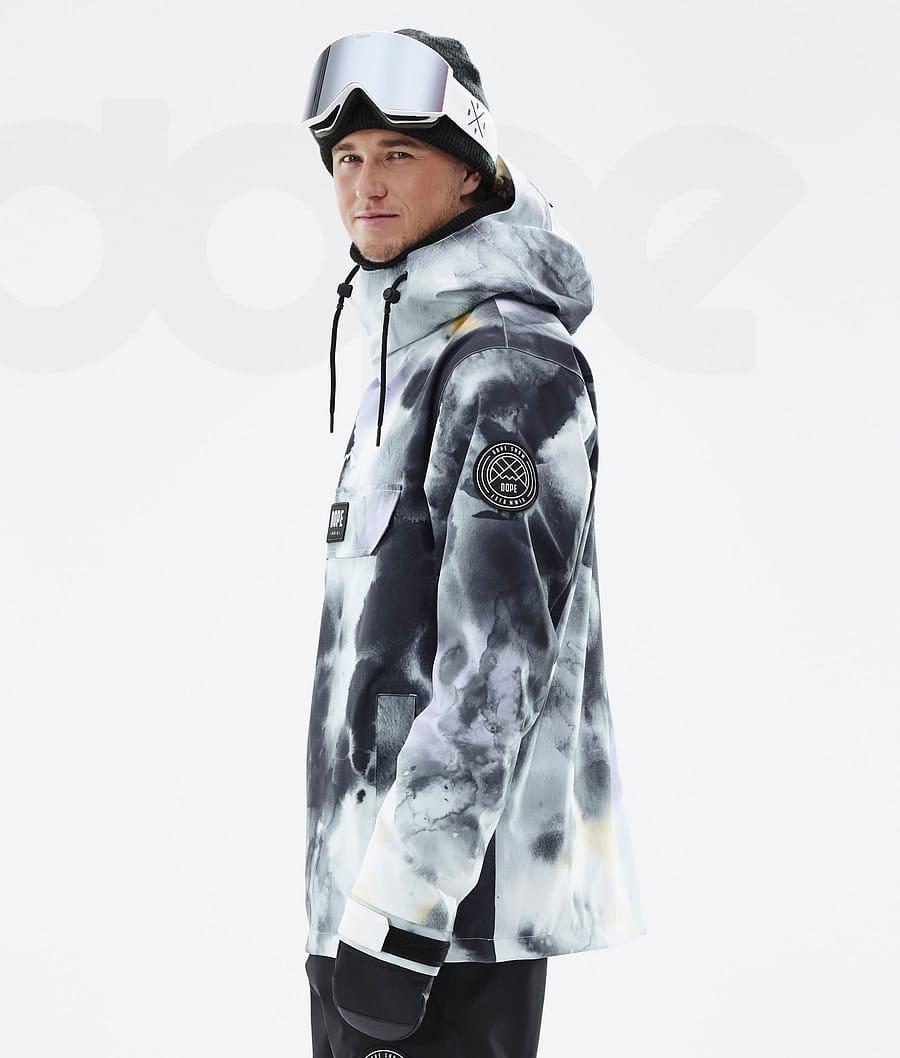 Black Purple Men's Dope Blizzard Snowboard Jackets | NZ_D1714