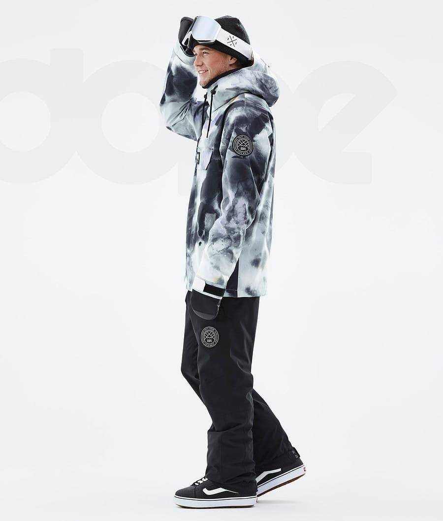 Black Purple Men's Dope Blizzard Snowboard Jackets | NZ_D1714