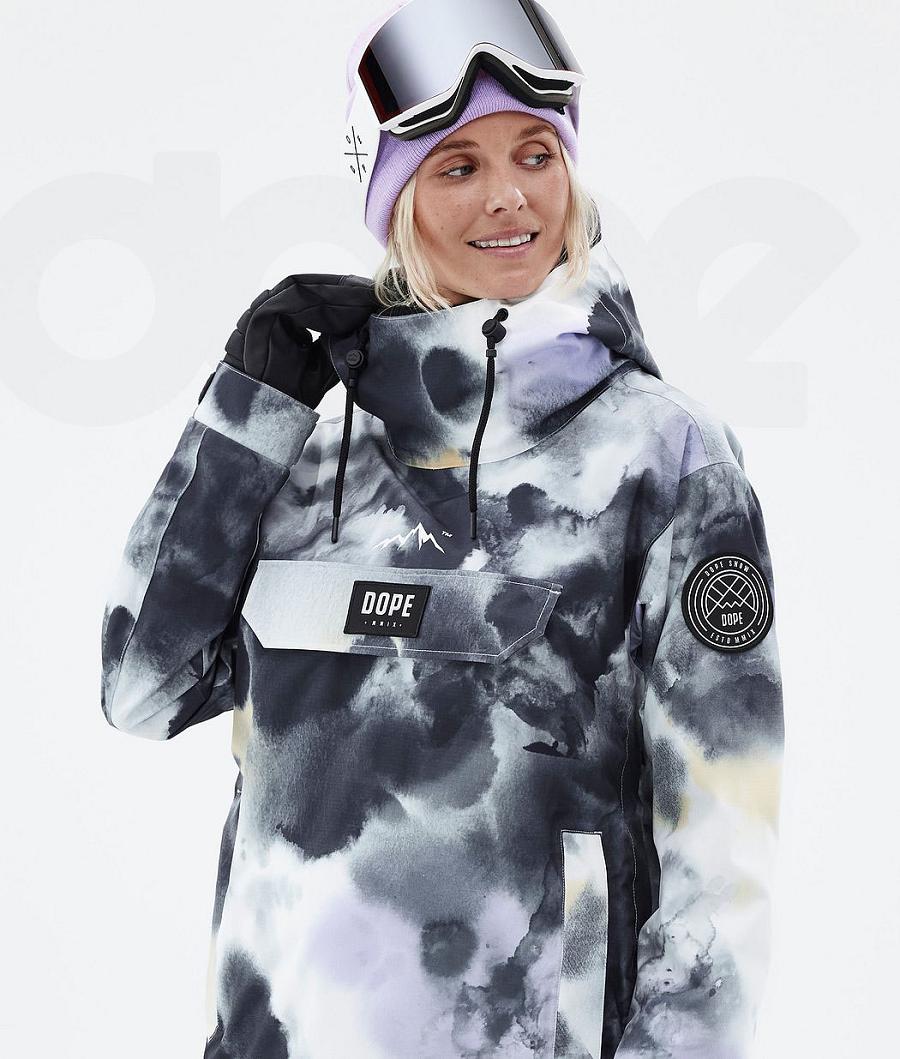 Black Purple Women's Dope Blizzard W Snowboard Jackets | NZ_D1111