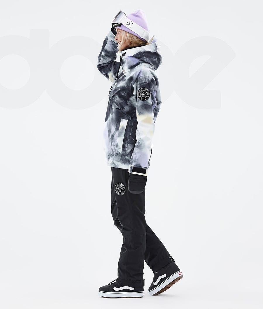 Black Purple Women's Dope Blizzard W Snowboard Jackets | NZ_D1111