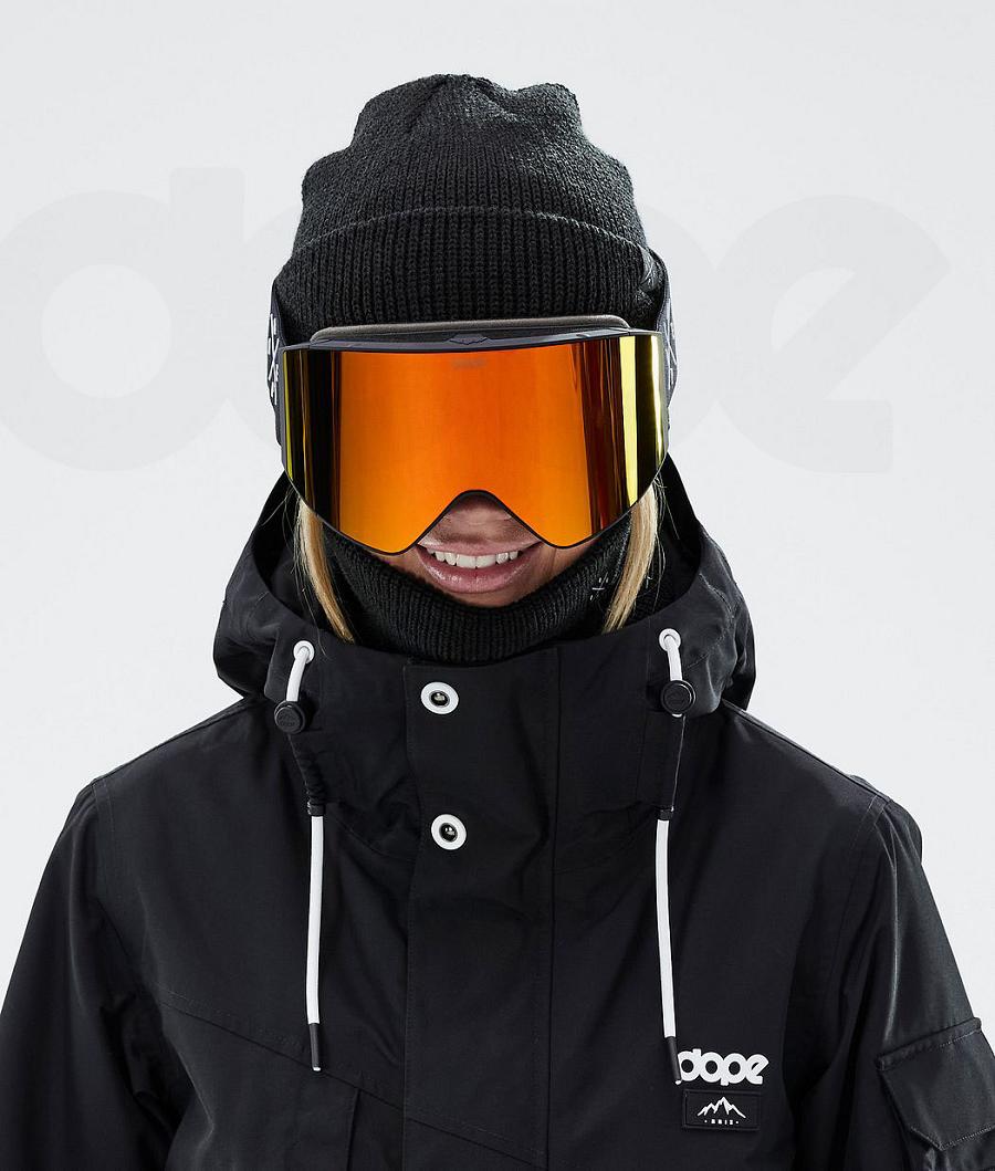 Black / Red Men's Dope Sight Goggles | NZ_D1292
