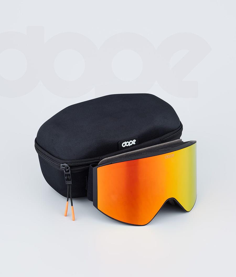 Black / Red Men's Dope Sight Goggles | NZ_D1292