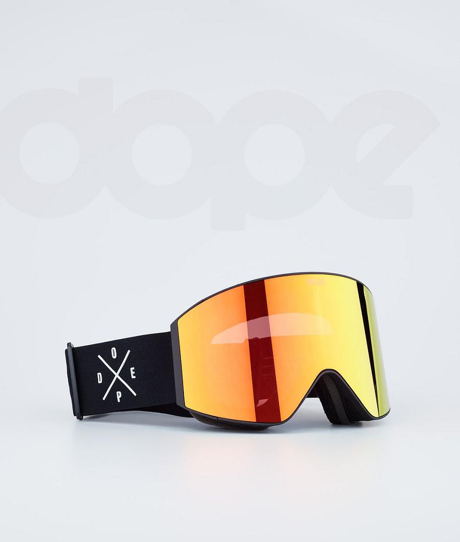 Black / Red Men\'s Dope Sight Goggles | NZ_D1292