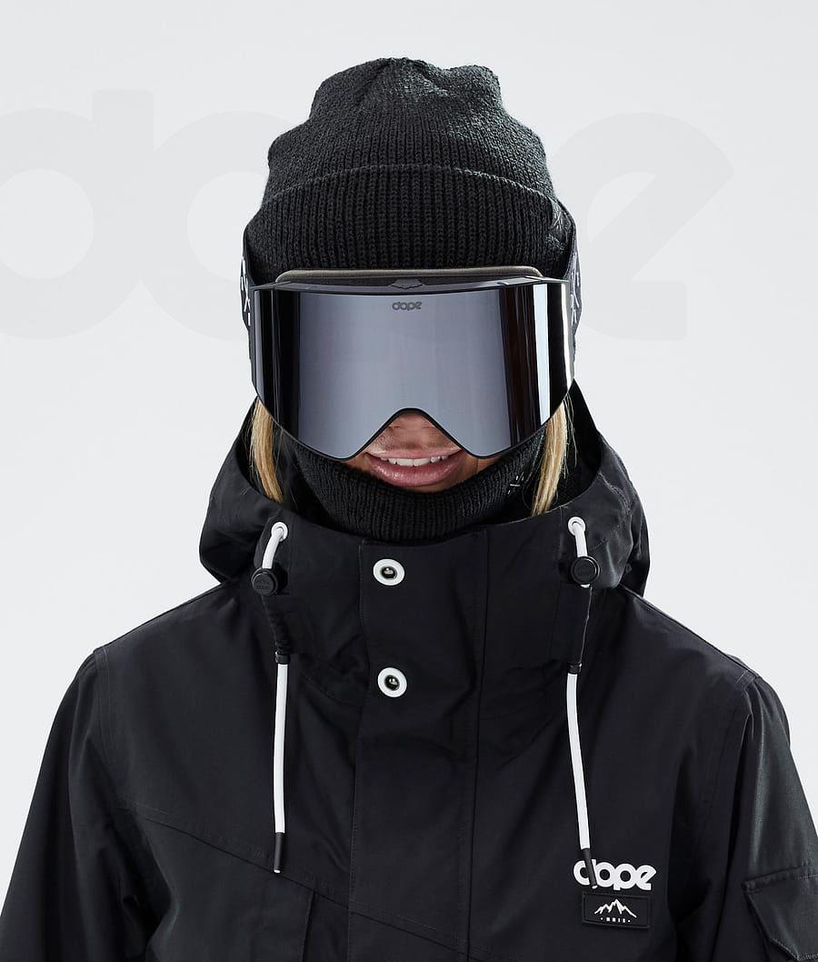 Black / Silver Men's Dope Sight Goggles | NZ_D2359
