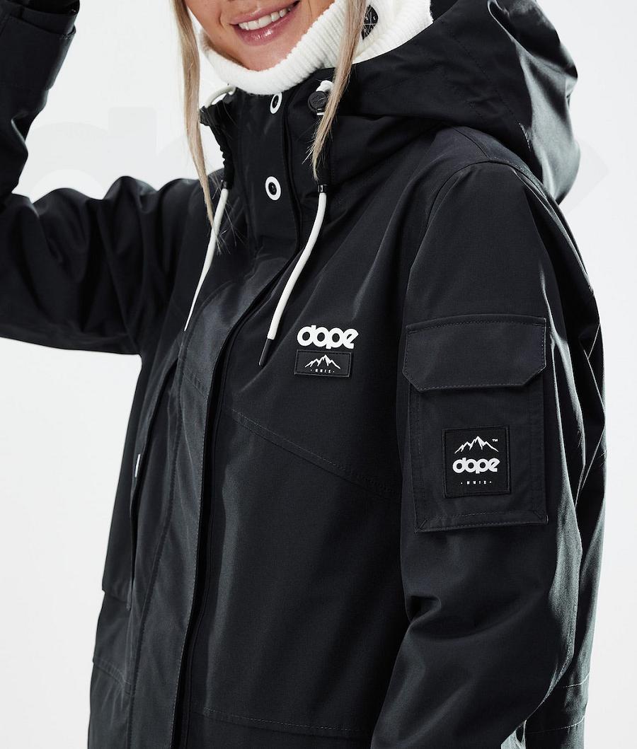 Black Women's Dope Adept W 2021 Snowboard Jackets | NZ_D1503