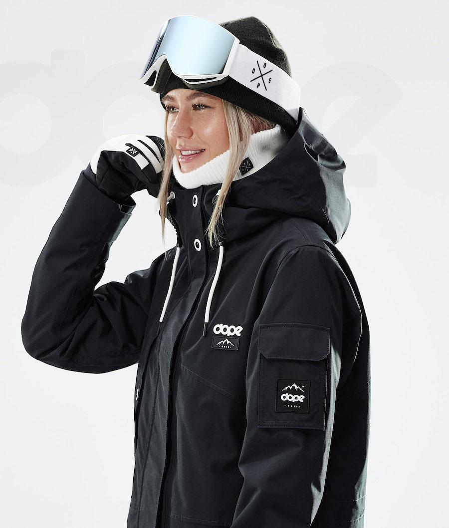 Black Women's Dope Adept W 2021 Snowboard Jackets | NZ_D1503