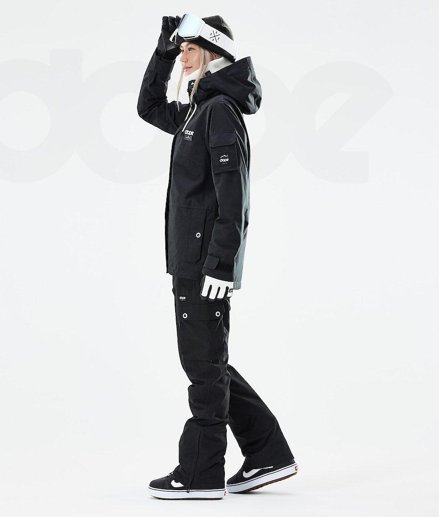 Black Women's Dope Adept W 2021 Snowboard Jackets | NZ_D1503