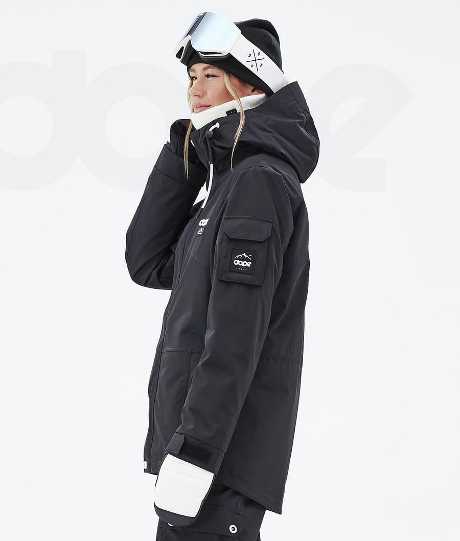 Black Women's Dope Adept W Ski Jackets | NZ_D1021