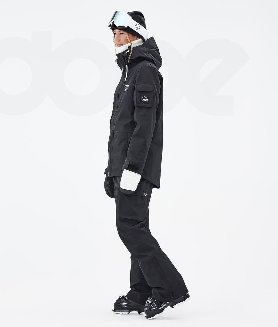 Black Women's Dope Adept W Ski Jackets | NZ_D1021
