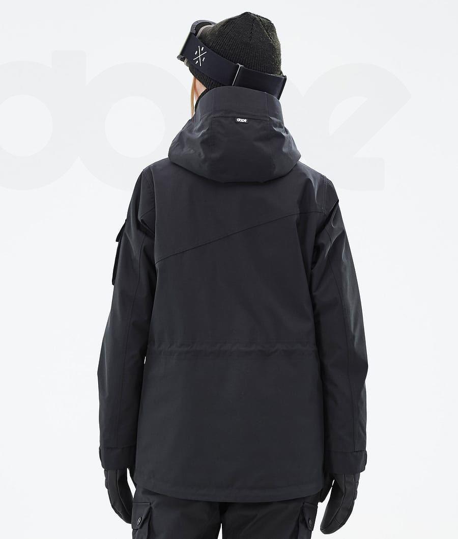 Black Women's Dope Adept W Snowboard Jackets | NZ_D1307