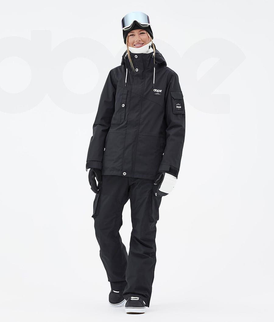 Black Women's Dope Adept W Snowboard Jackets | NZ_D2145