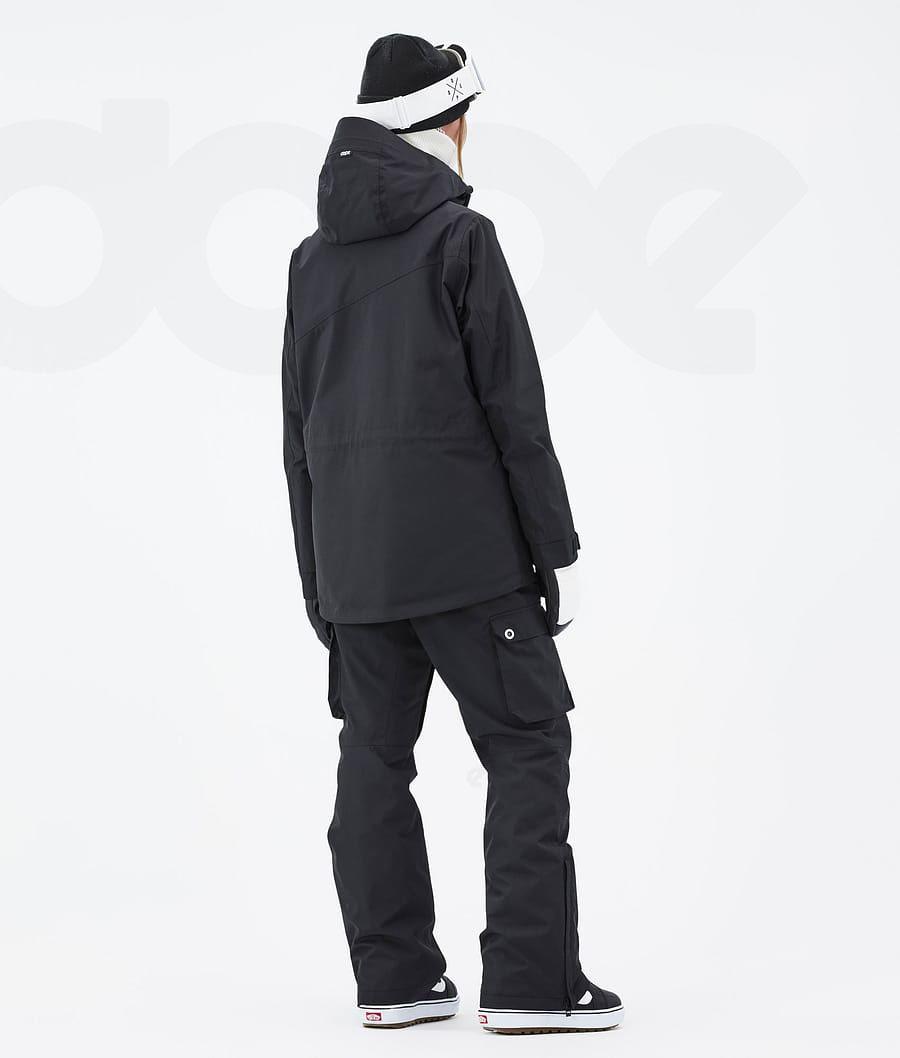 Black Women's Dope Adept W Snowboard Jackets | NZ_D2145