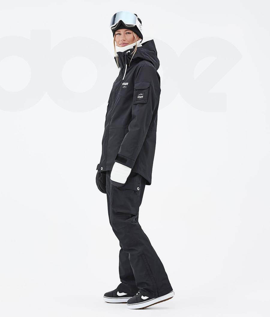 Black Women's Dope Adept W Snowboard Jackets | NZ_D2145