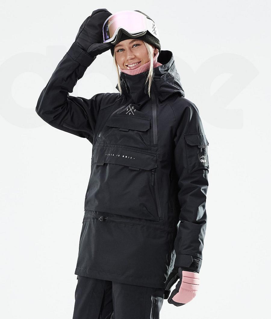 Black Women\'s Dope Akin W 2021 Ski Jackets | NZ_D2018