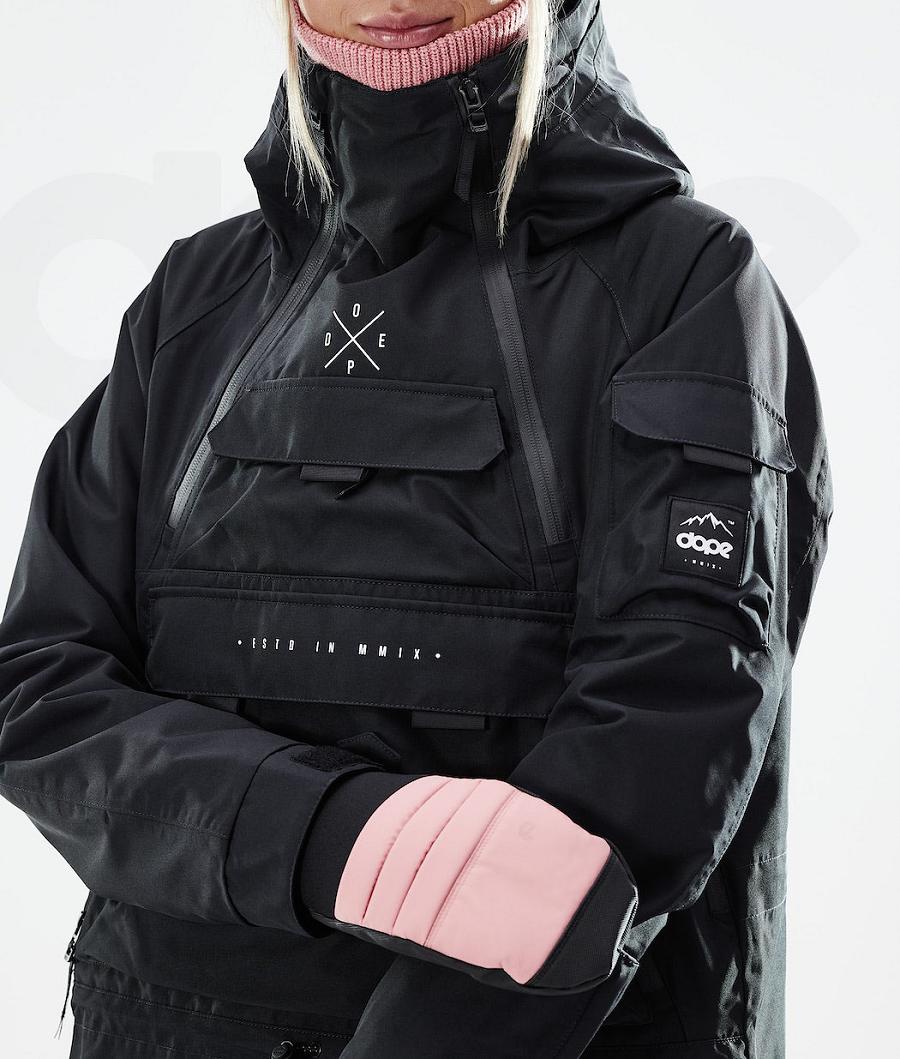 Black Women's Dope Akin W 2021 Snowboard Jackets | NZ_D2515