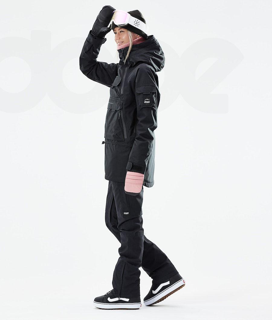 Black Women's Dope Akin W 2021 Snowboard Jackets | NZ_D2515