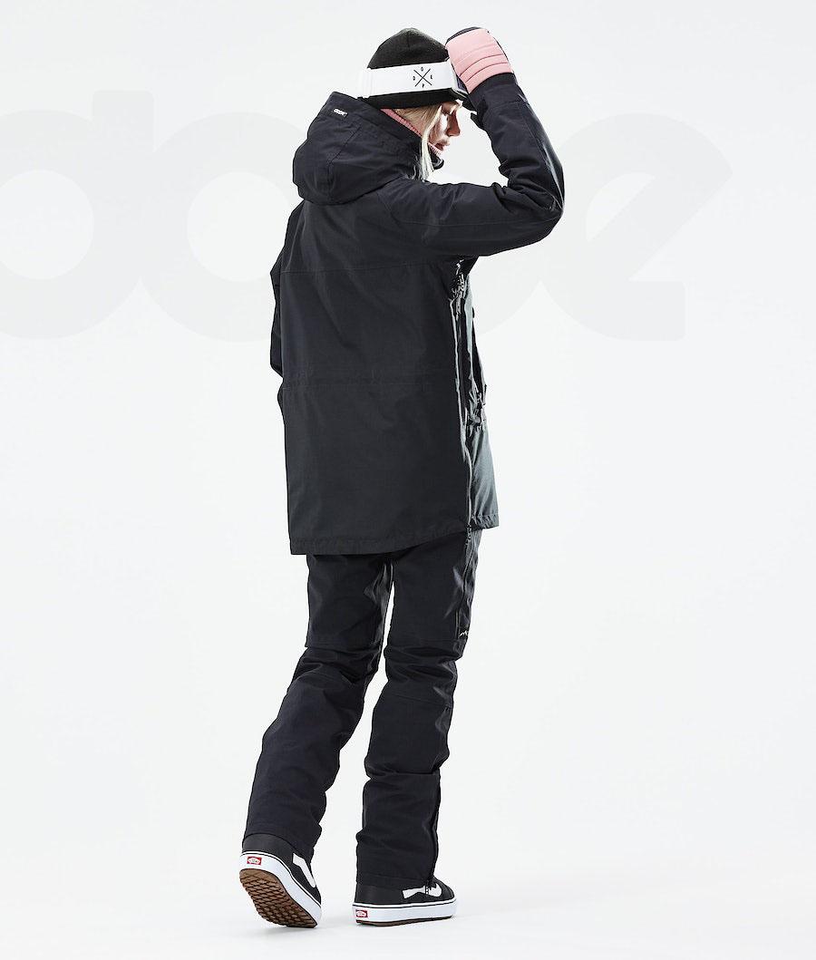 Black Women's Dope Akin W 2021 Snowboard Jackets | NZ_D2515
