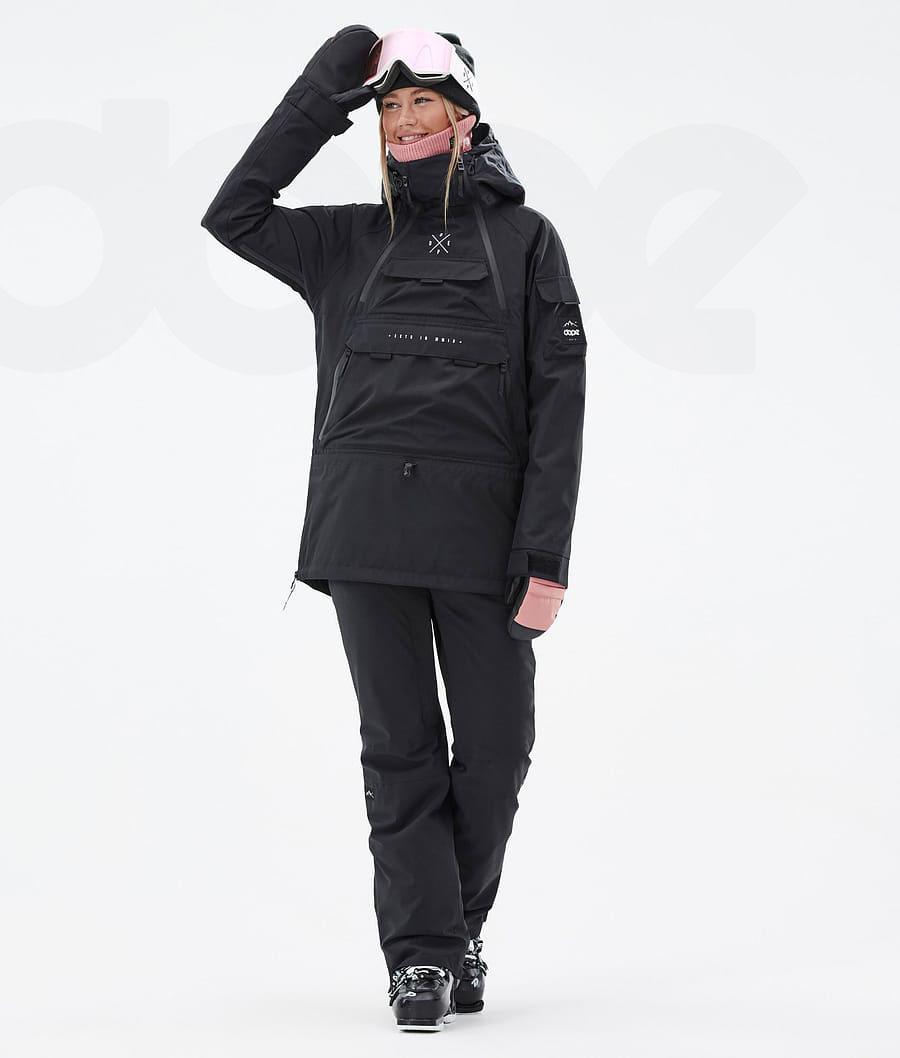 Black Women's Dope Akin W Ski Jackets | NZ_D2098