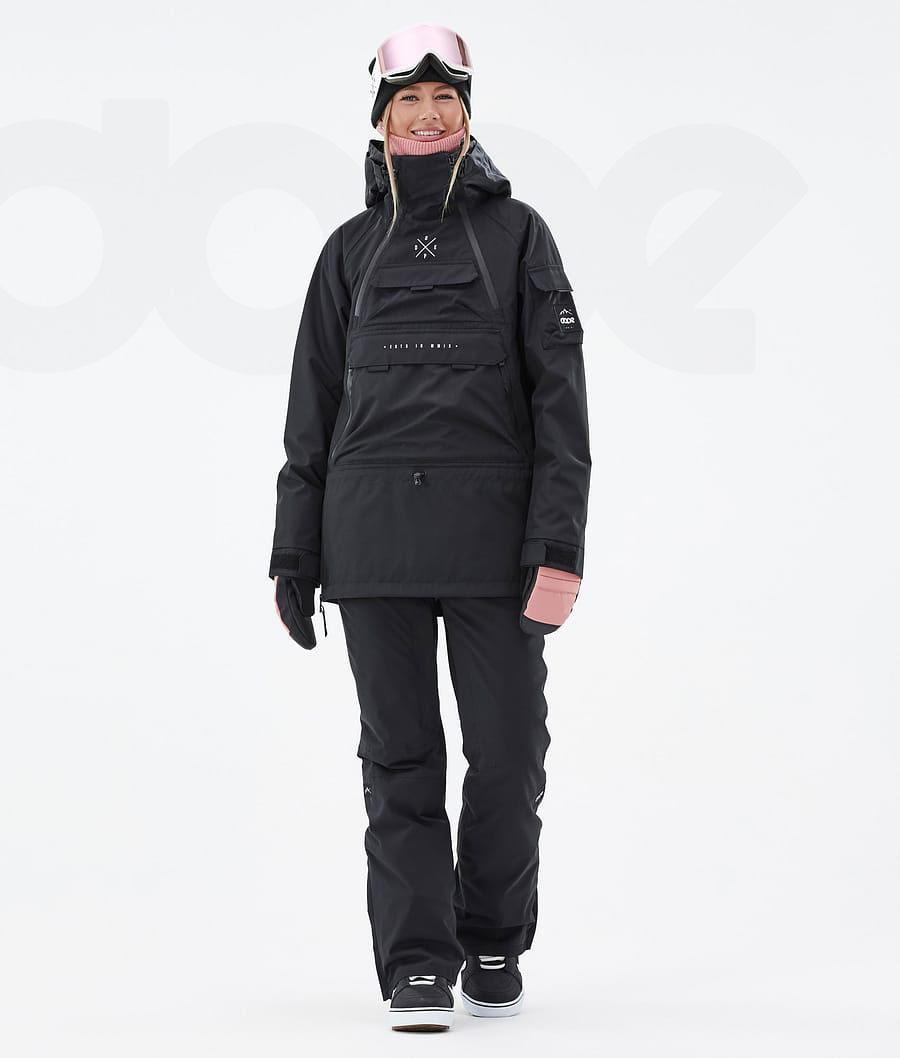 Black Women's Dope Akin W Snowboard Jackets | NZ_D1238