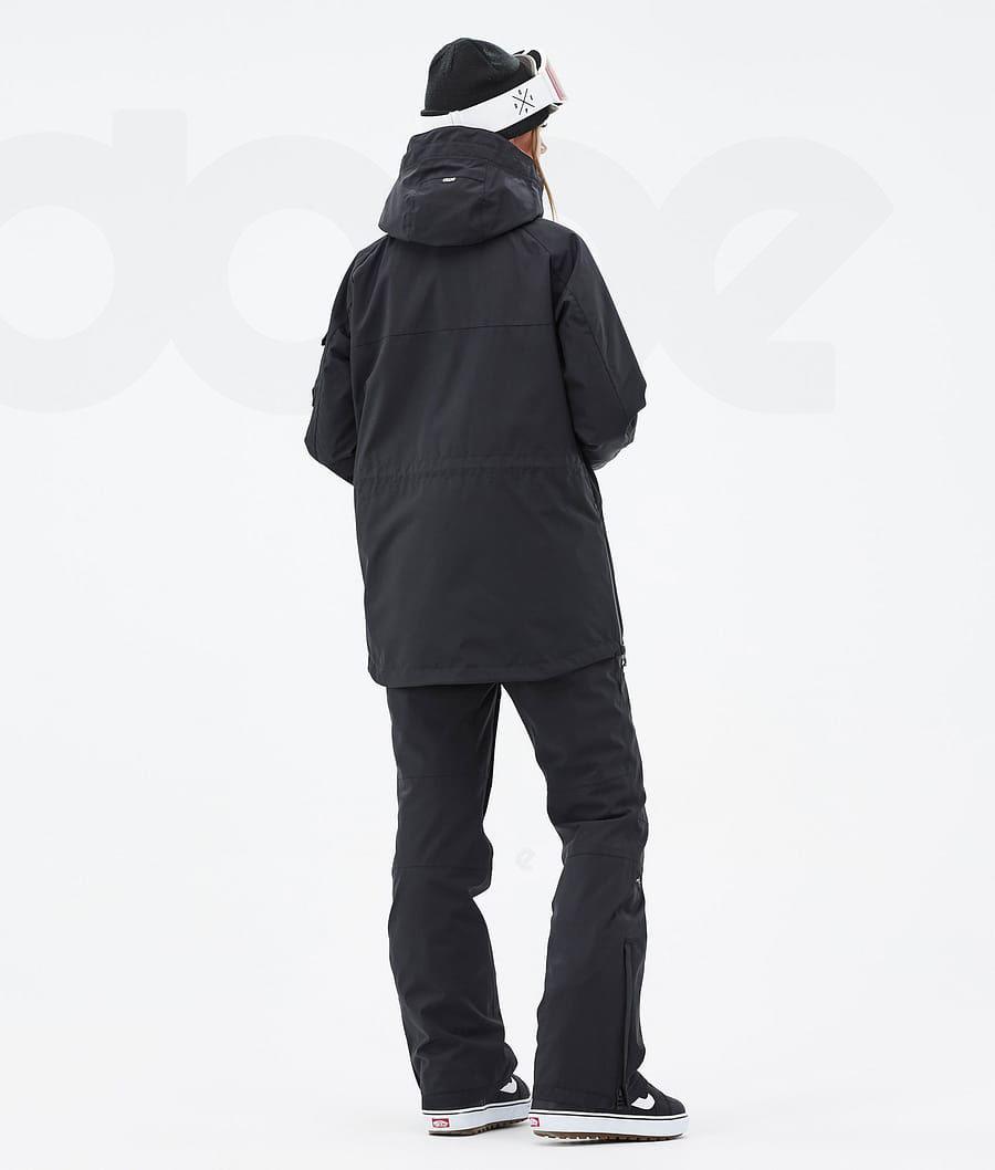 Black Women's Dope Akin W Snowboard Jackets | NZ_D1238