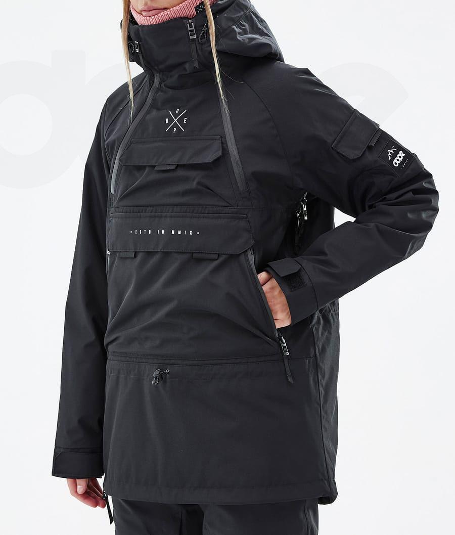 Black Women's Dope Akin W Snowboard Jackets | NZ_D1238