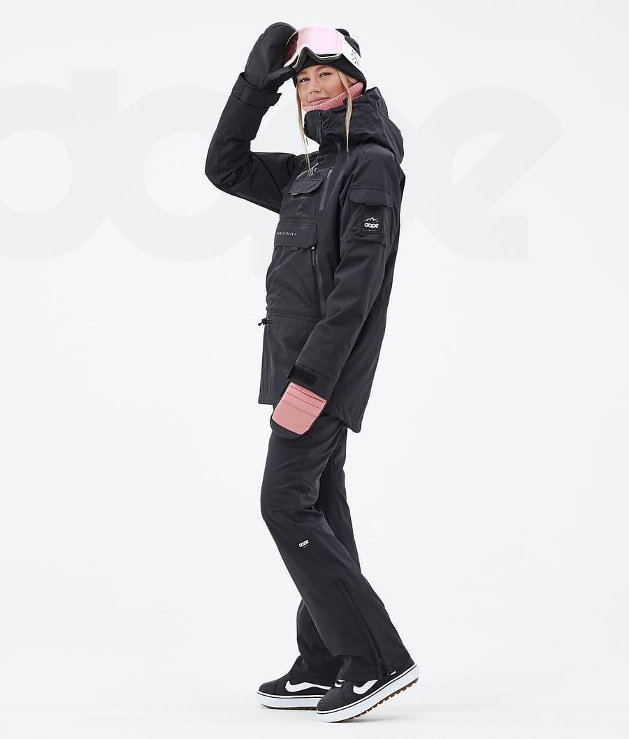 Black Women's Dope Akin W Snowboard Jackets | NZ_D1238