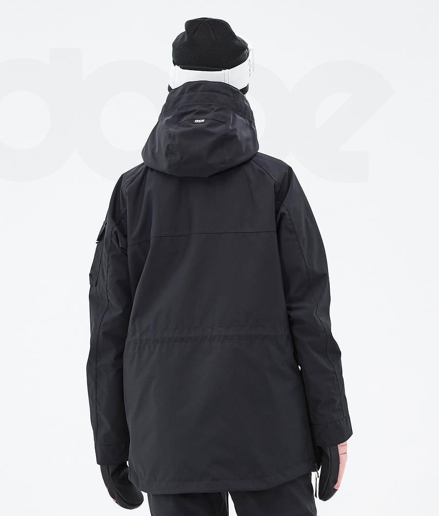 Black Women's Dope Akin W Snowboard Jackets | NZ_D1238