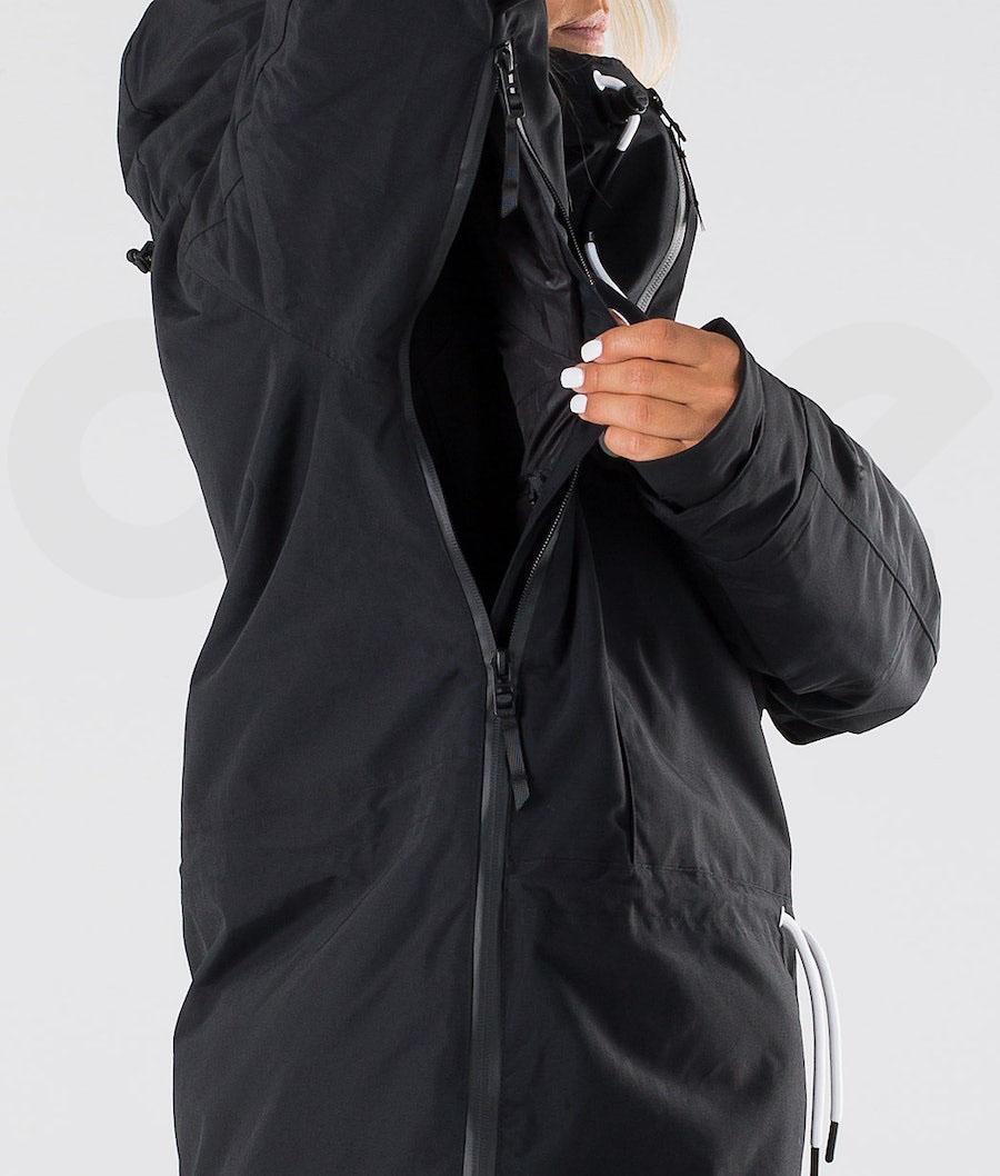 Black Women's Dope Annok W 2019 Snowboard Jackets | NZ_D2116