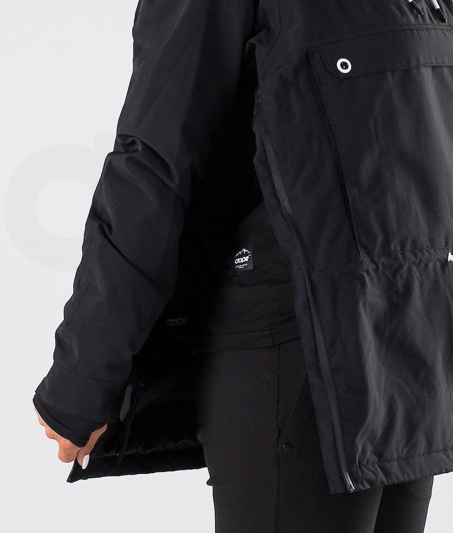 Black Women's Dope Annok W 2019 Snowboard Jackets | NZ_D2116